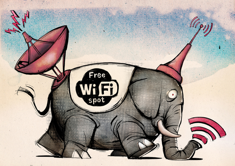 Wifi elephant